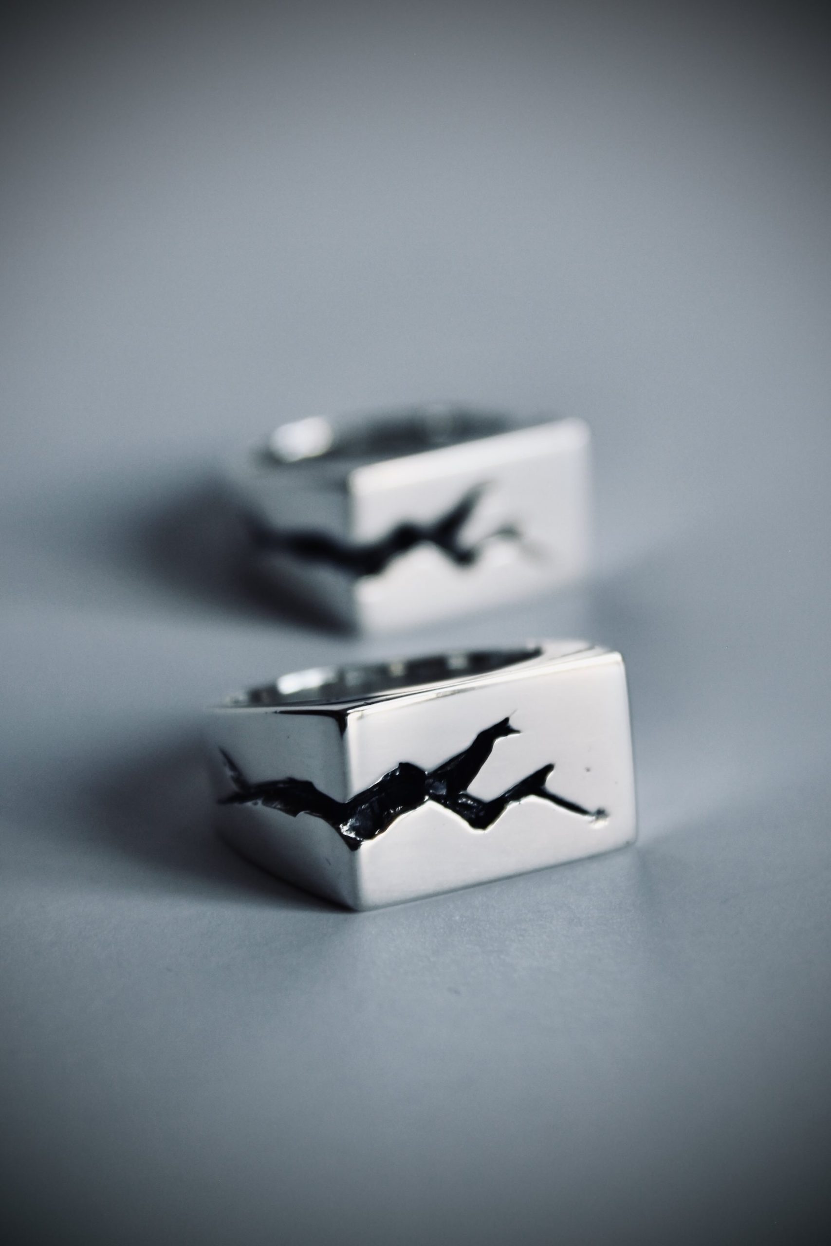 The "CRACK" Ring - Sterling Silver