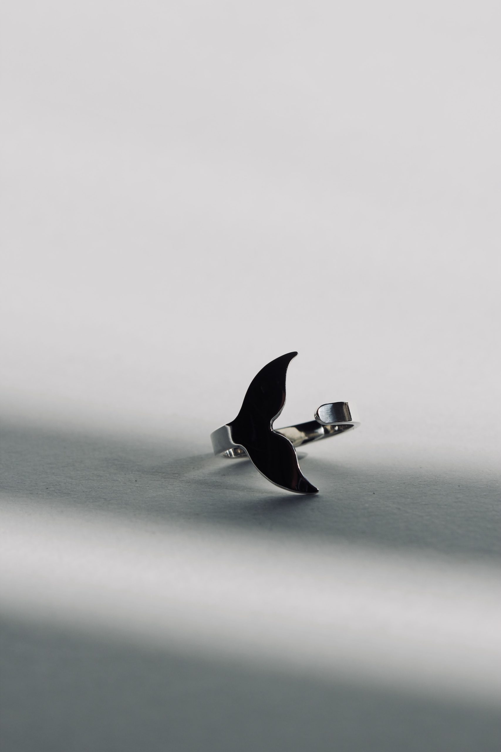 Whale Tail Ring - Sterling Silver - Image 6
