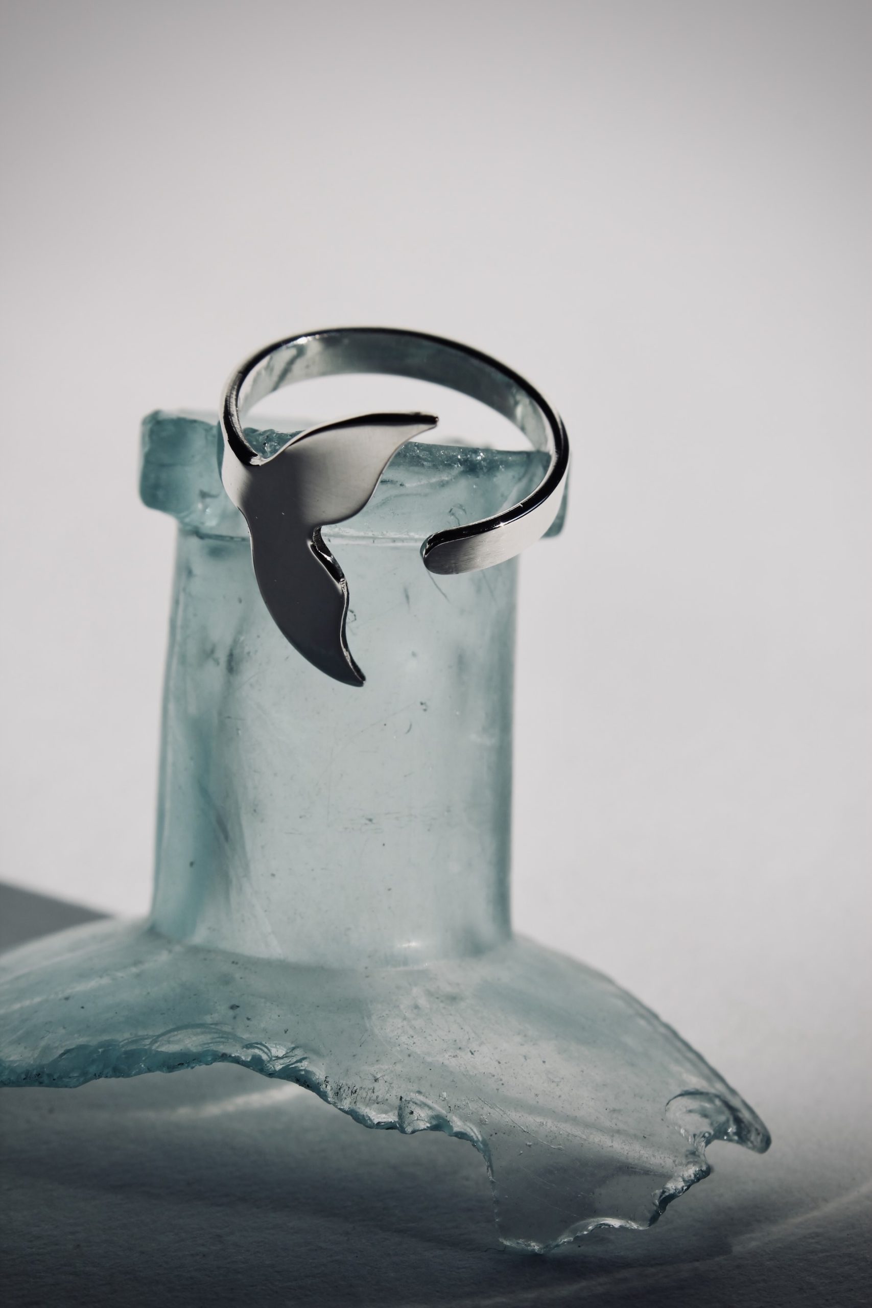 Whale Tail Ring - Sterling Silver - Image 4