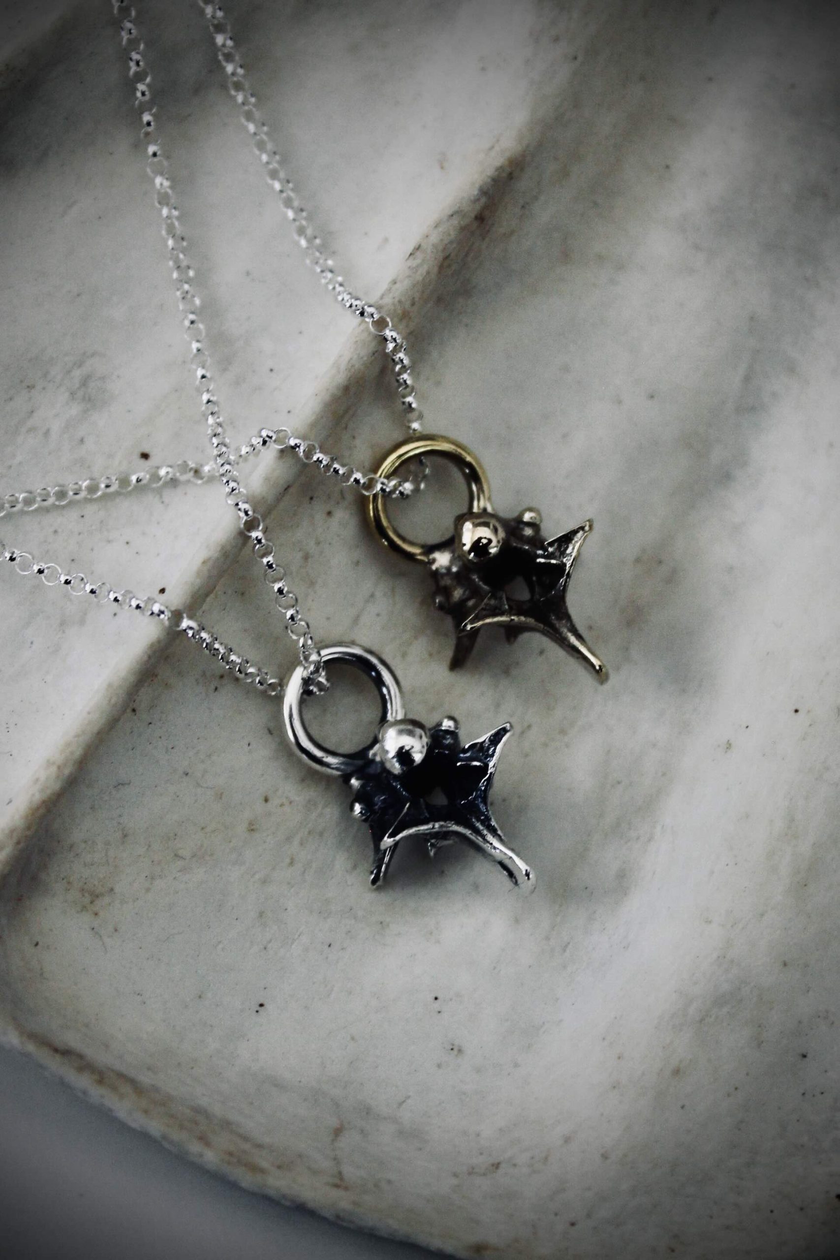 The "Mammal" Vertebrae Pendant with Chain - Sterling Silver - Image 5