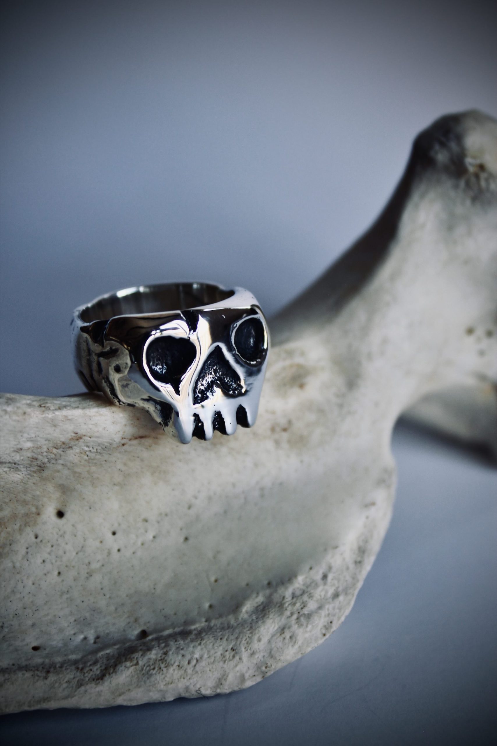 The "Skull" Ring - Sterling Silver - Image 2