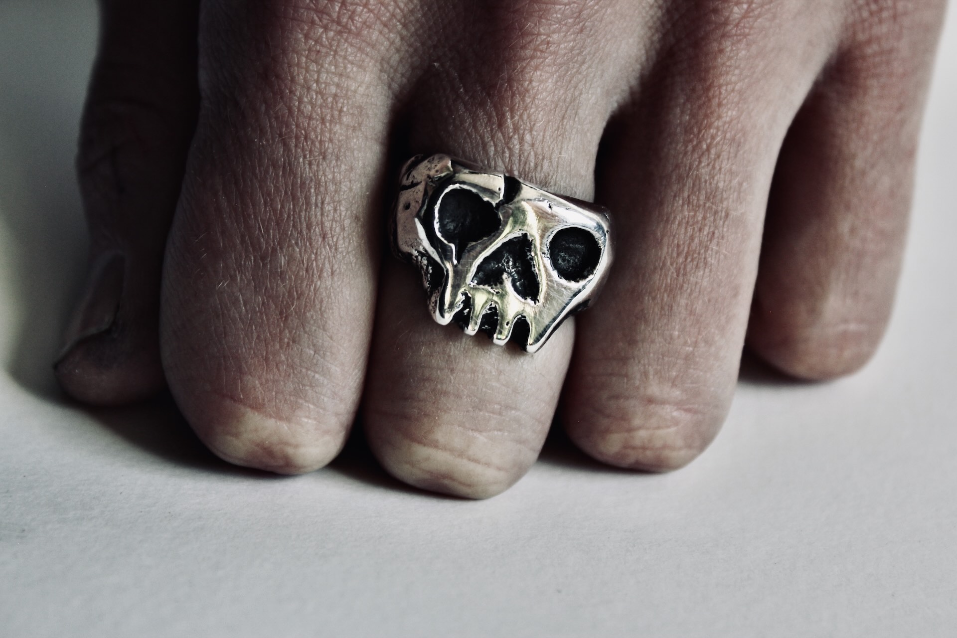 The "Skull" Ring - Sterling Silver - Image 6