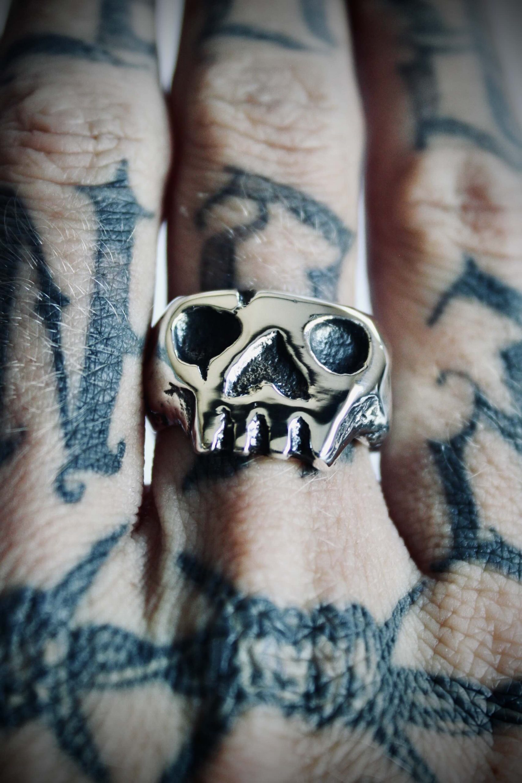 The "Skull" Ring - Sterling Silver - Image 7